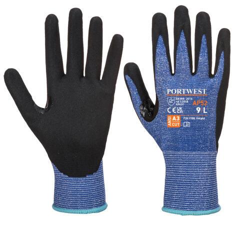 Portwest AP52 Guante Dexti Cut Ultra Bleu/Noir - Talla XXL