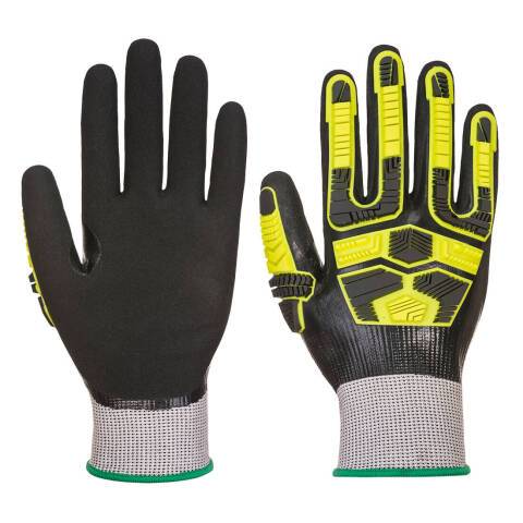 Portwest AP55 Guante Impermeable, HR Cut Impact Gris/Noir - Talla XXL