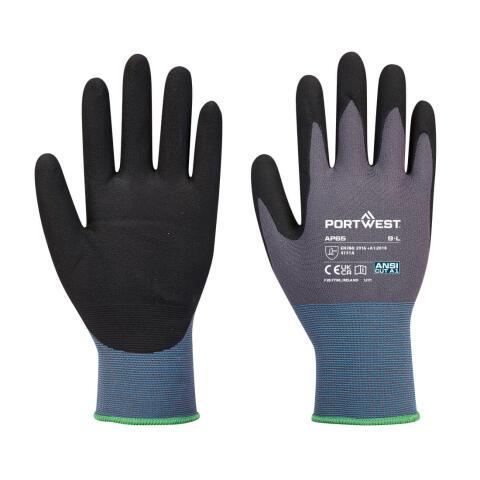 Portwest AP65 NPR Pro Espuma de Nitrilo Noir/Gris - Talla XXL