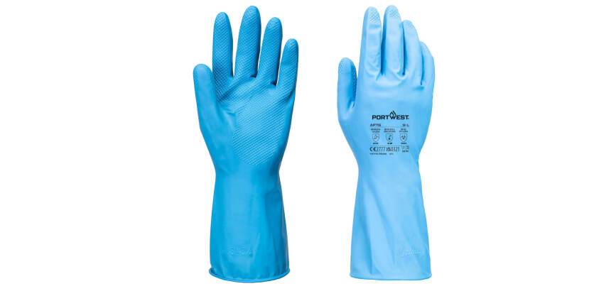 Portwest AP76 Gants FD Chimique B en nitrile - 12 paires de gants