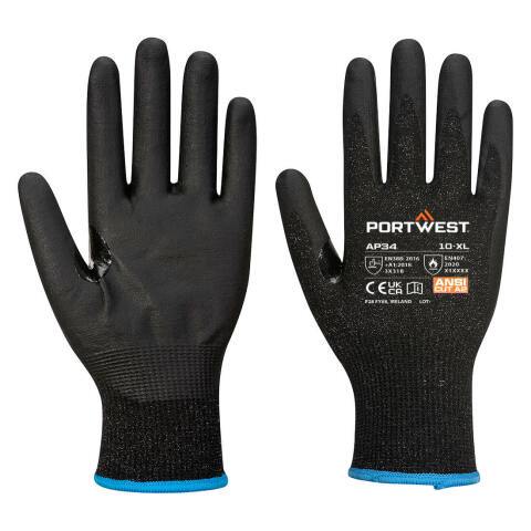 Portwest AP34 Guante LR15 de Espuma de Nitrilo Touchscreen PK12 - Talla XS
