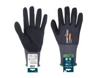 Portwest APR12 Gant SG Grip 15 Nitrile (Retail) Gris/Noir - Taille M