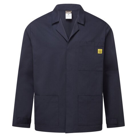 Portwest AS18 Chaqueta antiestática ESD para laboratorio Marine - Talla XL