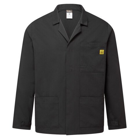 Portwest AS18 Chaqueta antiestática ESD para laboratorio Noir - Talla XXXL