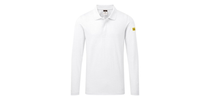 Portwest AS23 Polo antiestático ESD de manga larga