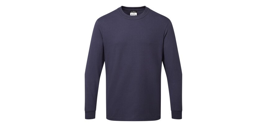 Portwest AS22 Anti-statisch ESD T-Shirt Lange Mouw