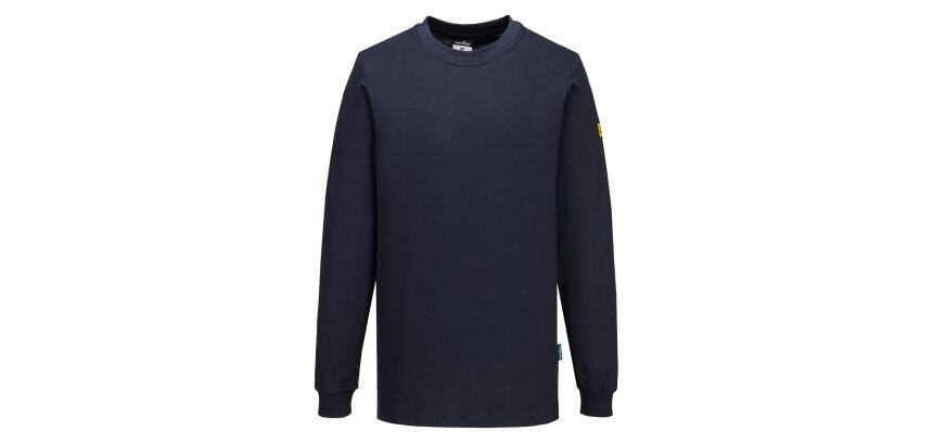 Portwest AS22 Anti-statisch ESD T-Shirt Lange Mouw