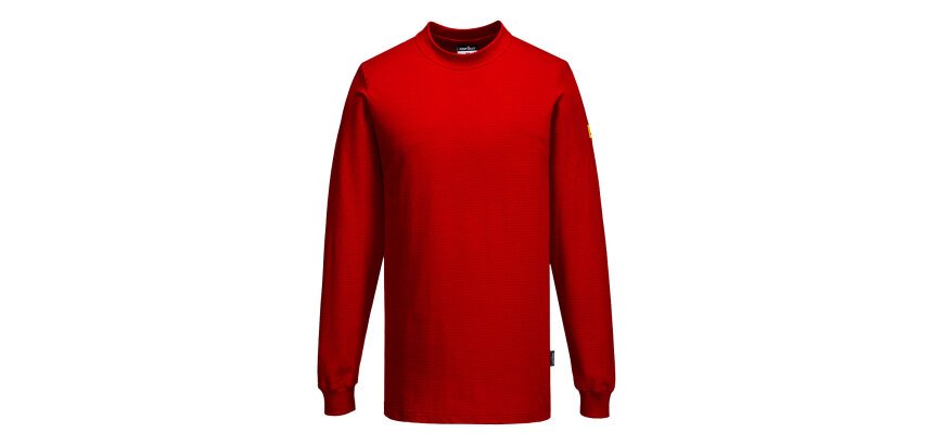 Portwest AS22 Anti-statisch ESD T-Shirt Lange Mouw