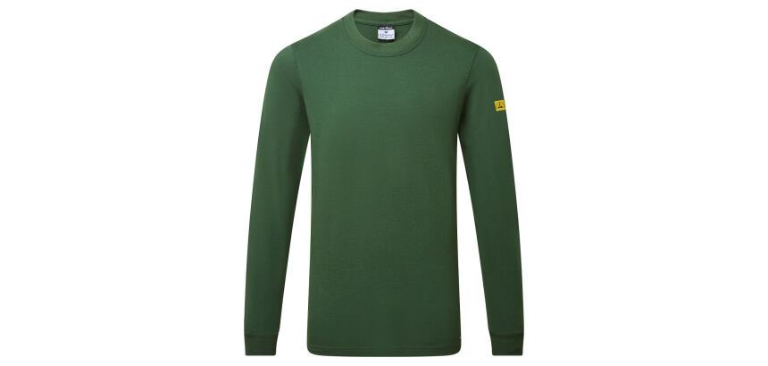 Portwest AS22 T-shirt manica lunga antistatica ESD
