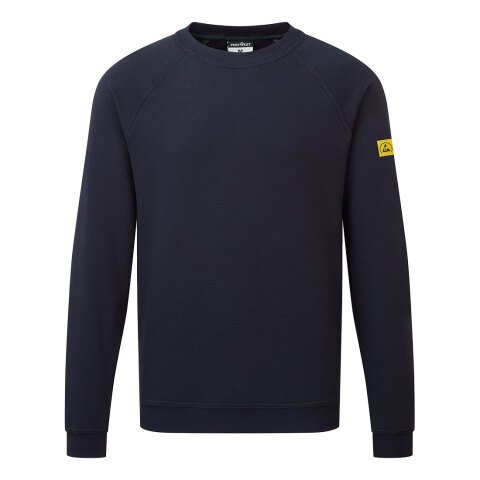 Portwest AS24 Sudadera antiestática ESD Marine - Talla XS