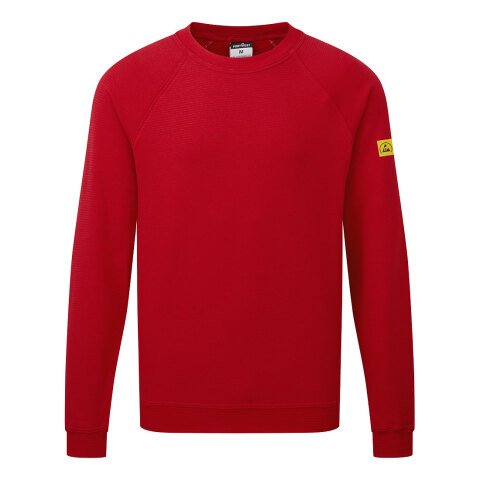 Portwest AS24 Sudadera antiestática ESD Rouge foncé - Talla XXXL