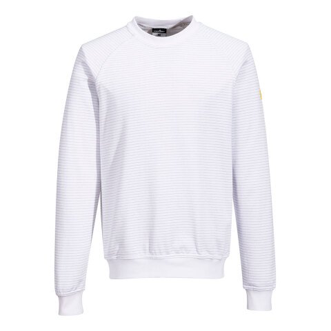Portwest AS24 Sudadera antiestática ESD Blanc - Talla XXL