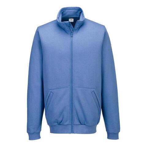 Portwest AS25 Sudadera Anti-Static ESD Zip Bleu Hamilton - Talla XXXL