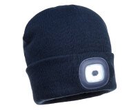 Portwest B029 Berretto con lampada frontale a LED ricaricabile USB