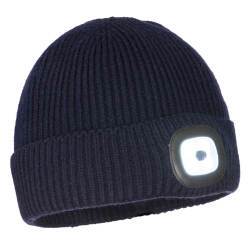 Portwest B033 Gorro con LED para trabajadores Marine