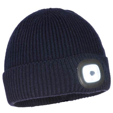 Portwest B033 Gorro con LED para trabajadores Marine