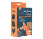 Portwest B035 Set d'accessoires d'hiver (3pcs) Noir
