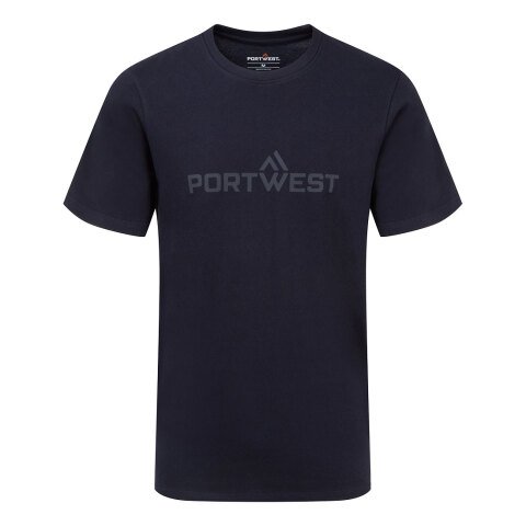 Portwest B198 Camiseta de manga corta Cotton Marine - Talla L
