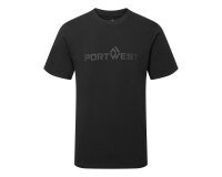 Portwest B198 T-shirt en coton manches courtes Noir - Taille M