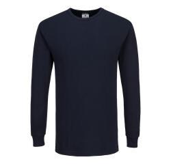 Portwest B123 Thermisch T-Shirt Lange Mouw Marine - Maat 4XL