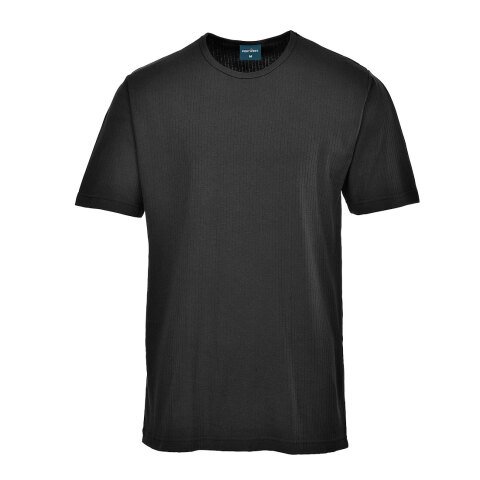 Portwest B120 Camiseta térmica de manga corta Noir - Talla XS