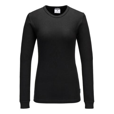 Portwest B126 Camiseta térmica de manga larga para mujer Noir - Talla XXL