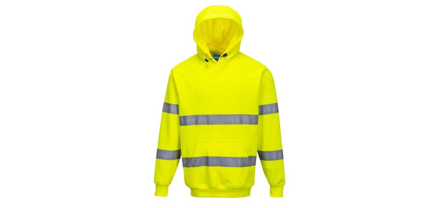 Portwest B304 Sweatshirt Haute Visibilité à capuche