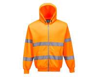 Portwest B305 Sudadera de alta visibilidad con capucha y cremallera