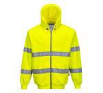 Portwest B305 Sweat zip HiVis à capuche