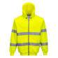 Portwest B305 Felpa con cappuccio e zip intera Hi-Vis