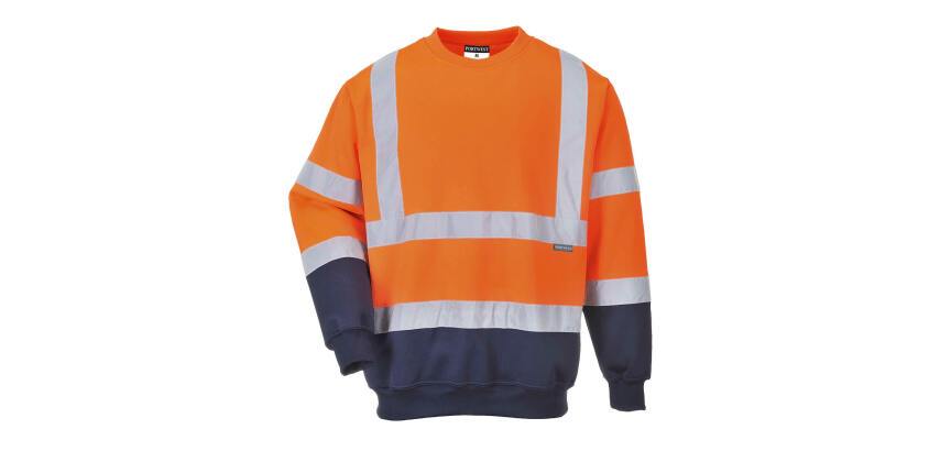 Portwest B306 Zweifarbiger HiVis-Sweatshirt