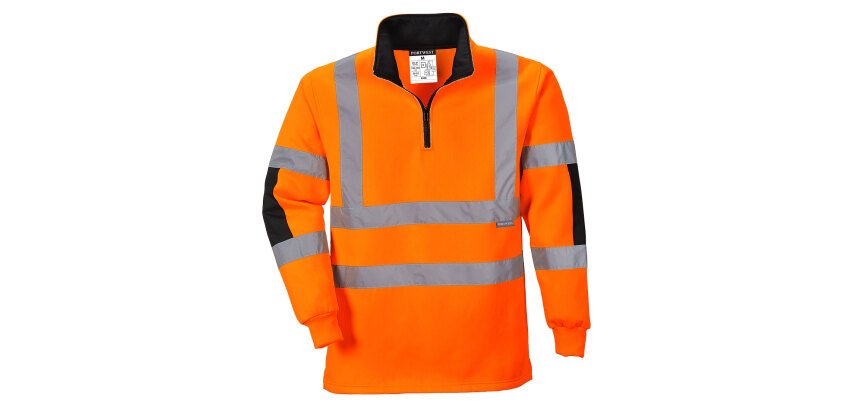 Portwest B308 Felpa Rugby Xenon Hi-Vis