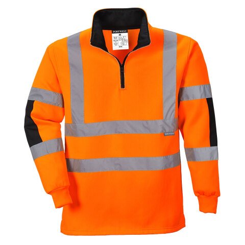 Portwest B308 Camisa de alta visibilidad Xenon Rugby Orange - Talla XXXL