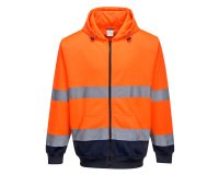 Portwest B317 Sudadera con capucha y cremallera de alto contraste