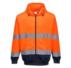 Portwest B317 Sudadera con capucha y cremallera de alto contraste