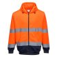 Portwest B317 Sweat Hi-Vis bicolore zippé à capuche