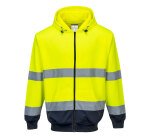 Portwest B317 Sudadera con capucha y cremallera de alto contraste