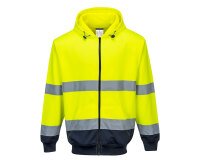 Portwest B317 Sudadera con capucha y cremallera de alto contraste