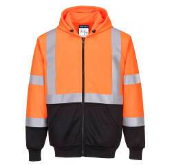 Portwest B315 Sudadera de alta visibilidad bicolor, con capucha y cremallera