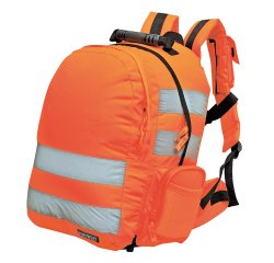 Portwest B904 Mochila de alta visibilidad, con zafado rápido Orange