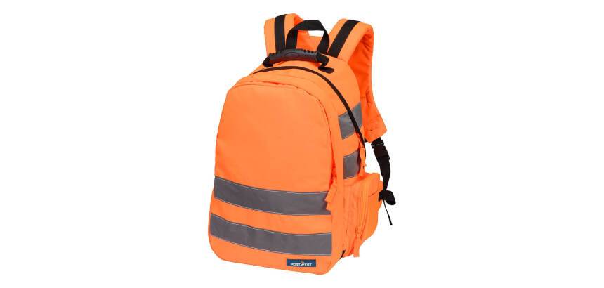Portwest B904 Sac à dos Hi-Vis Anti-happement Orange