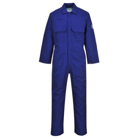 Portwest BIZ1 Buzo Bizweld resistente a la llama Bleu Royal - Talla XXXL - Estándar