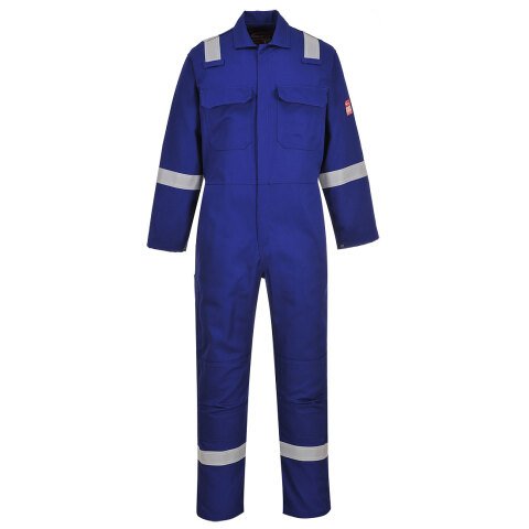 Portwest BIZ5 Buzo Bizweld Iona resistente a la llama Bleu Royal - Talla XXXL - Estándar