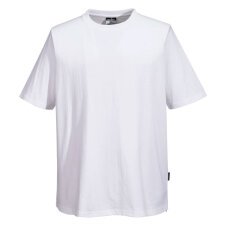 Portwest T-Shirt Chef Cotton MeshAir, blanc