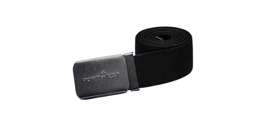 Portwest C105 Ceinture de Travail Elastiquée Noir