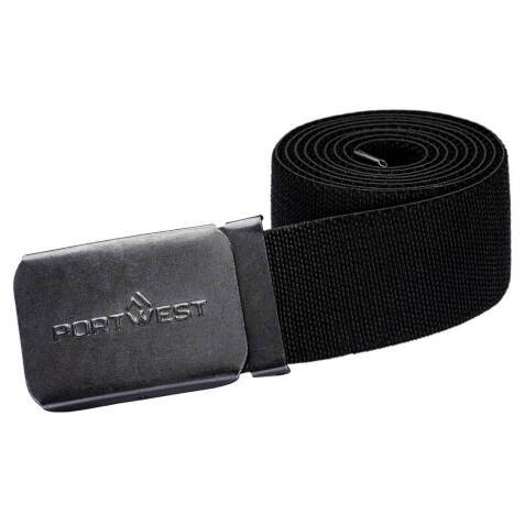 Portwest C105 Ceinture de Travail Elastiquée Noir