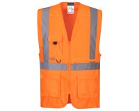 Portwest C357 Chaleco Executive de alta visibilidad con bolsillos para la tablet