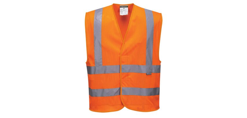 Portwest C370 Gilet Banda Verticale MeshAir Hi-Vis
