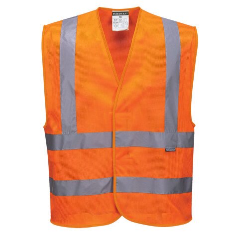 Portwest C370 Chaleco de alta visibilidad con tirantes y dos bandas Orange - Talla XX/3X