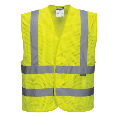 Portwest C370 Chaleco de alta visibilidad con tirantes y dos bandas Jaune - Talla XX/3X